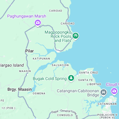 Pilar surf map