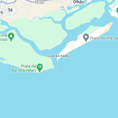 Ilha do Farol surf map