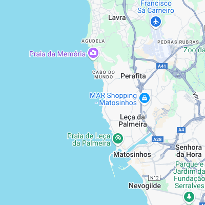 Praia do Aterro surf map