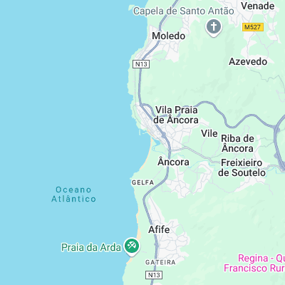 Vila Praia de Ancora surf map