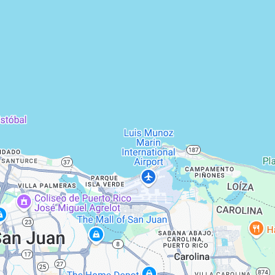 Caballos surf map