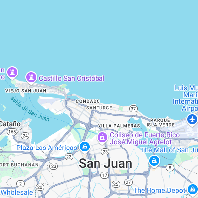 La Bomba surf map