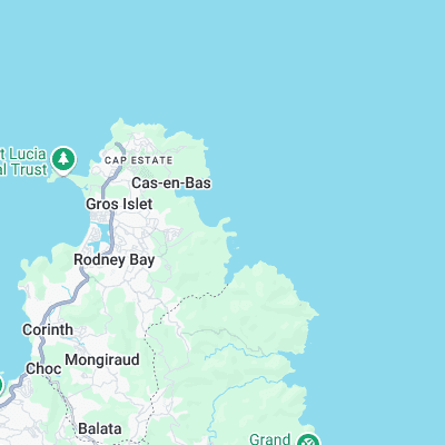 Commaret Point surf map