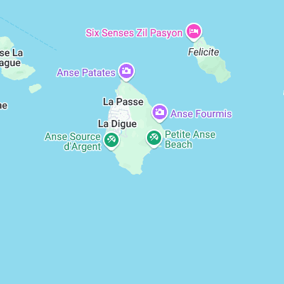 Grand Anse surf map