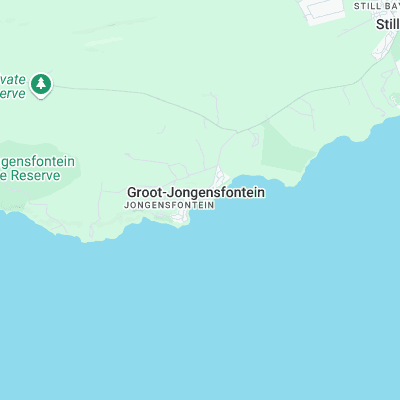 Jongensfontein surf map