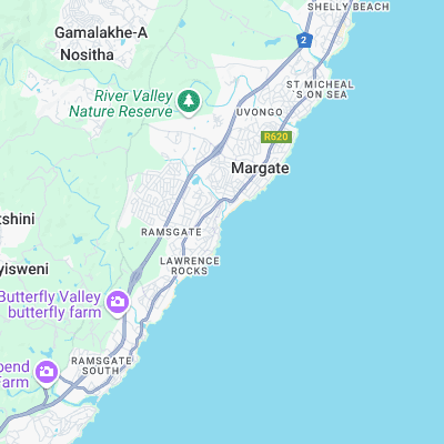 Margate Beach surf map