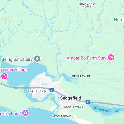 Swartvlei (Rivermouth) surf map