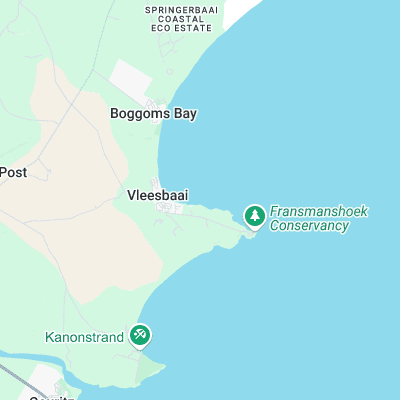 Vleesbaai surf map