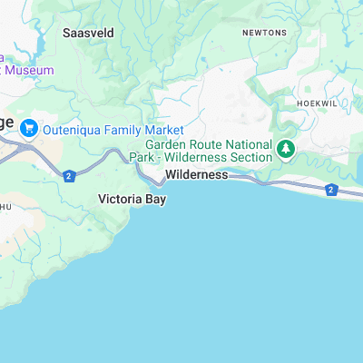 Wilderness Beach surf map