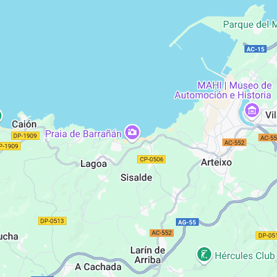 Barra surf map