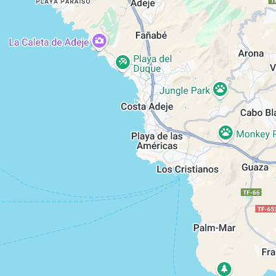 La Izquierda surf map