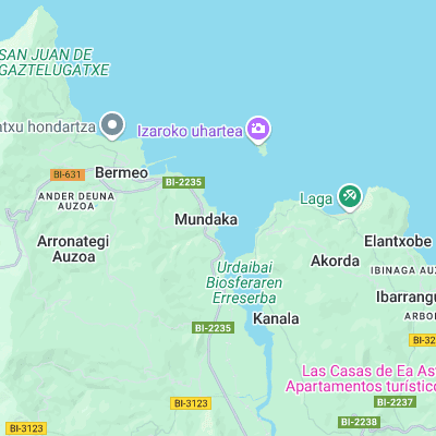 Mundaka surf map