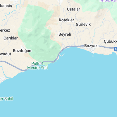 Anamur surf map