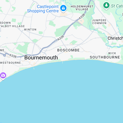 Bournemouth Artificial Reef surf map