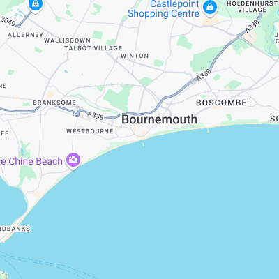 Bournemouth Pier surf map