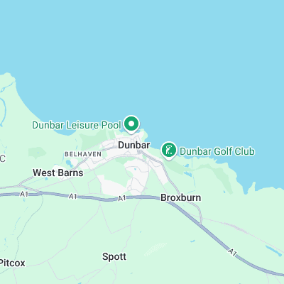 Dunbar surf map