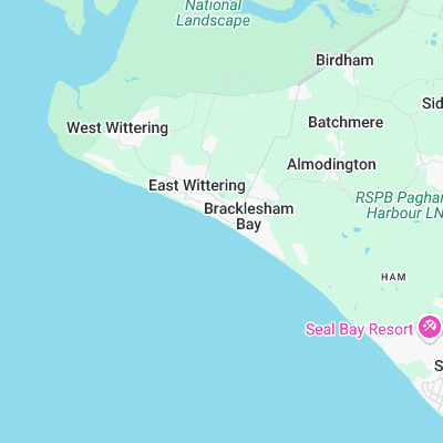 East Wittering surf map