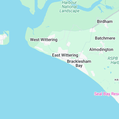 East Witterings surf map