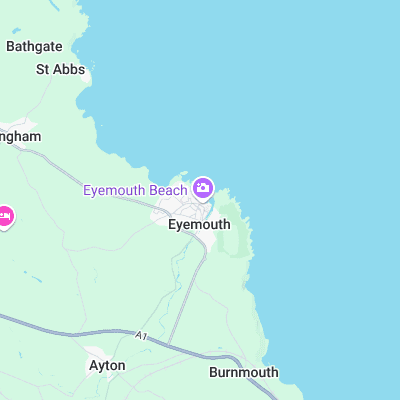 Eyemouth surf map