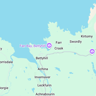 Farr Bay surf map