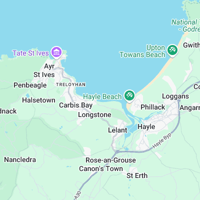 Hawks Point surf map