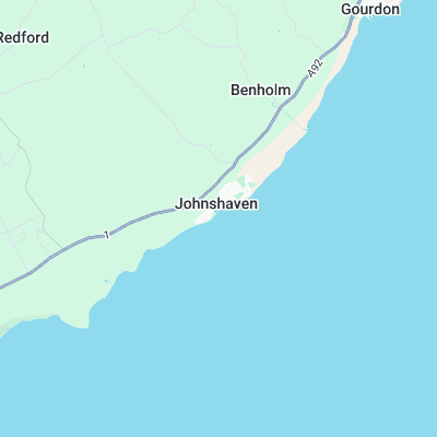 Johnshaven surf map