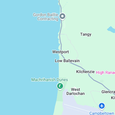 Machrihanish surf map