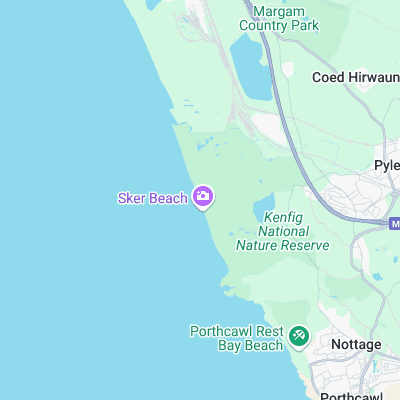 Margam surf map