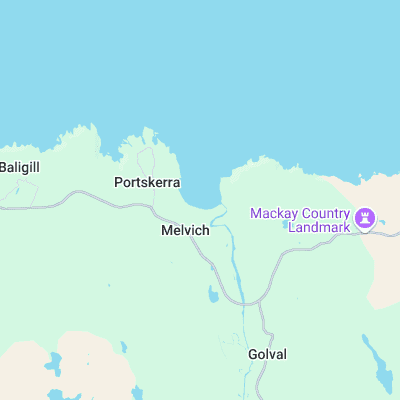 Melvich surf map