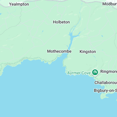 Mothecombe surf map