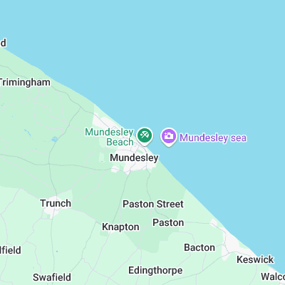 Mundesley surf map