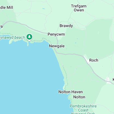 Newgale surf map