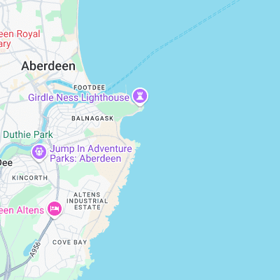 Nigg Bay surf map