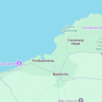 Portballintrae surf map