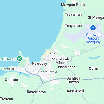 Porth surf map