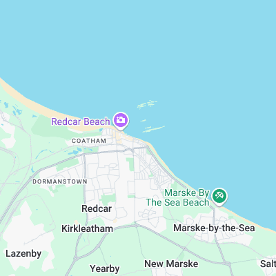 Redcar surf map