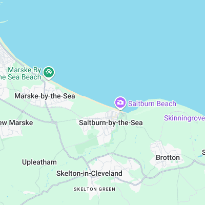 Saltburn surf map