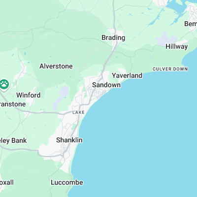 Sandown surf map