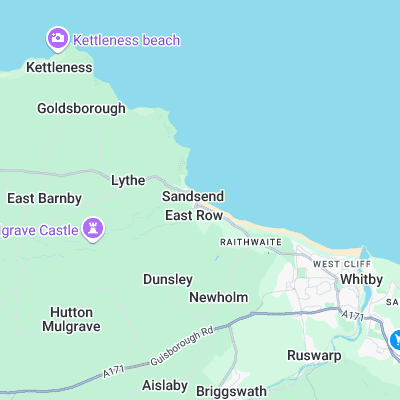 Sandsend surf map