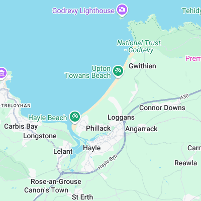 Sandy Acres surf map