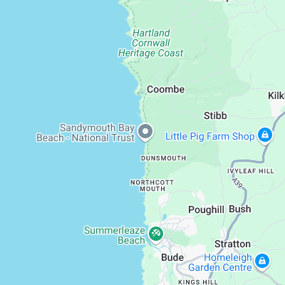 Sandymouth surf map