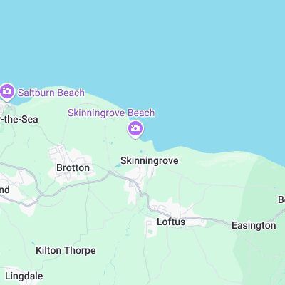 Skinningrove surf map