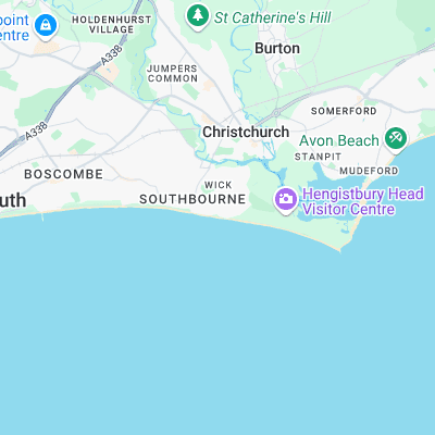 Southbourne surf map