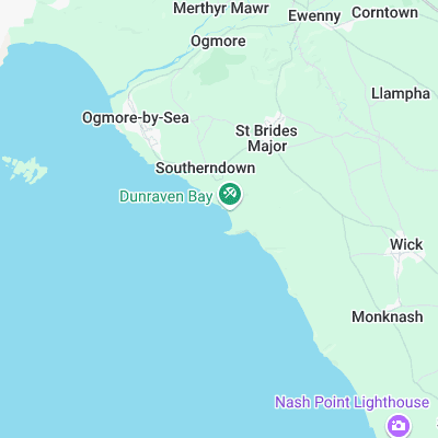 Southerndown surf map