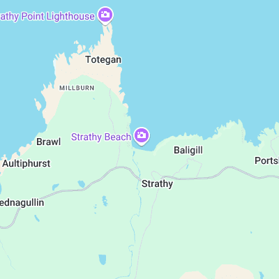 Strathy surf map