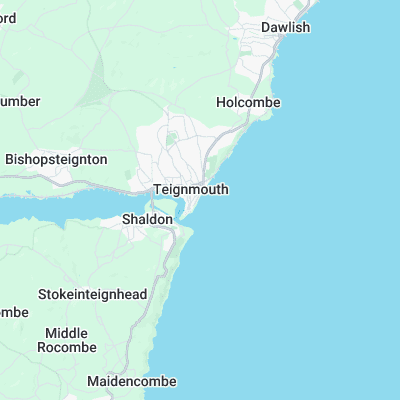 Teignmouth surf map