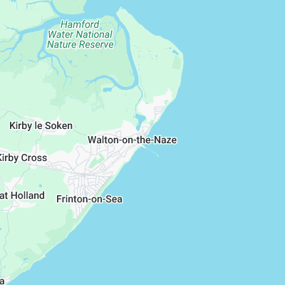 Walton-on-the-Naze surf map