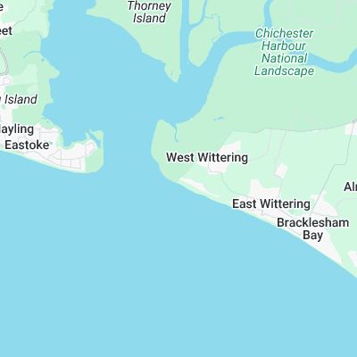 West Wittering surf map