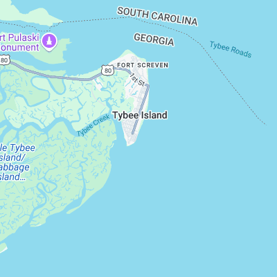 17th Street Boardwalk surf map