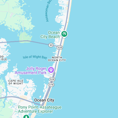 48th Street - Ocean City surf map